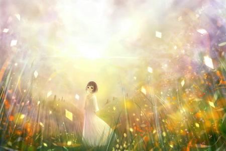 “多谢长条似相识_强垂烟穗拂人头” 《四字影目》